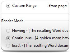 Customize Output Quality